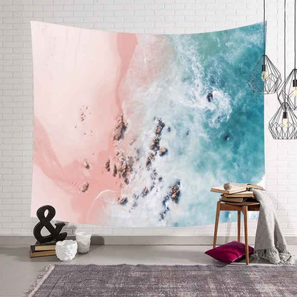 3D Beach Wall Tapestry Hanging Decor Hippie Retro Yoga Beach Towel 150x130cm/150x102cm