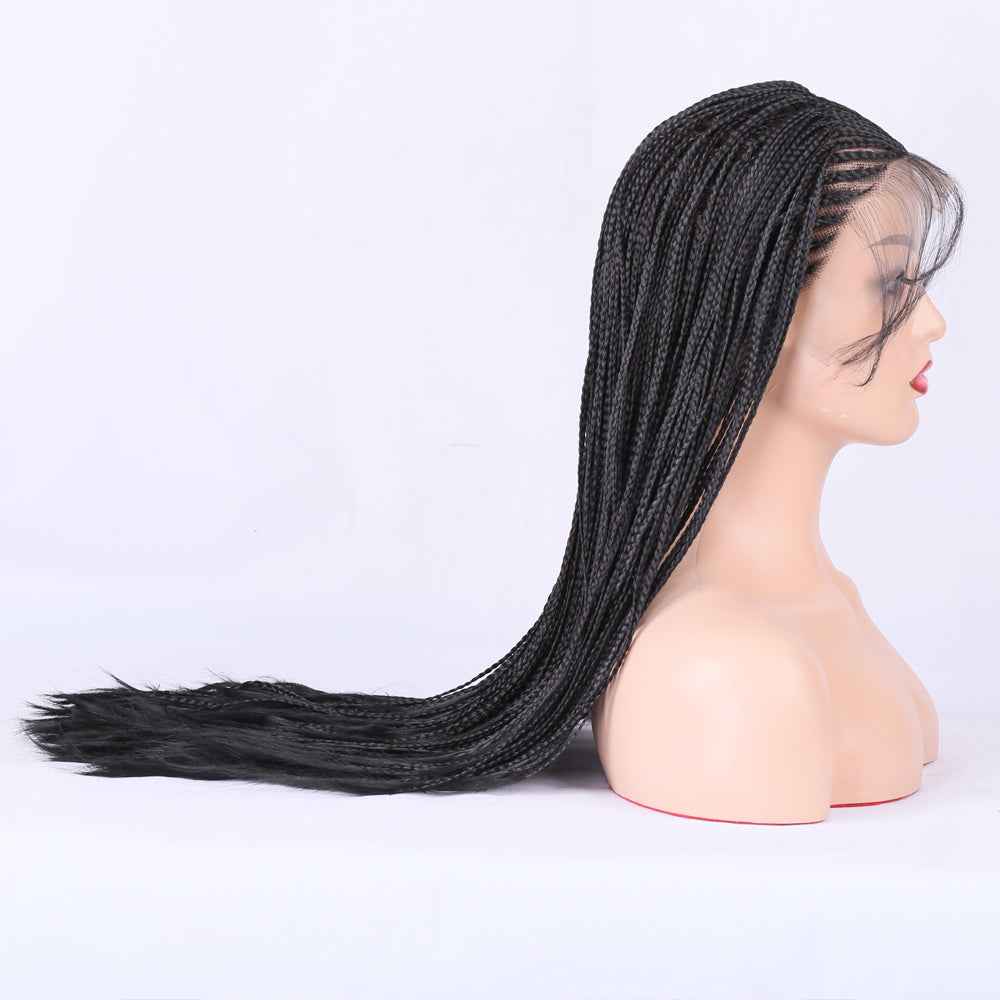 Long Synthetic Wig with Box Braids For Women