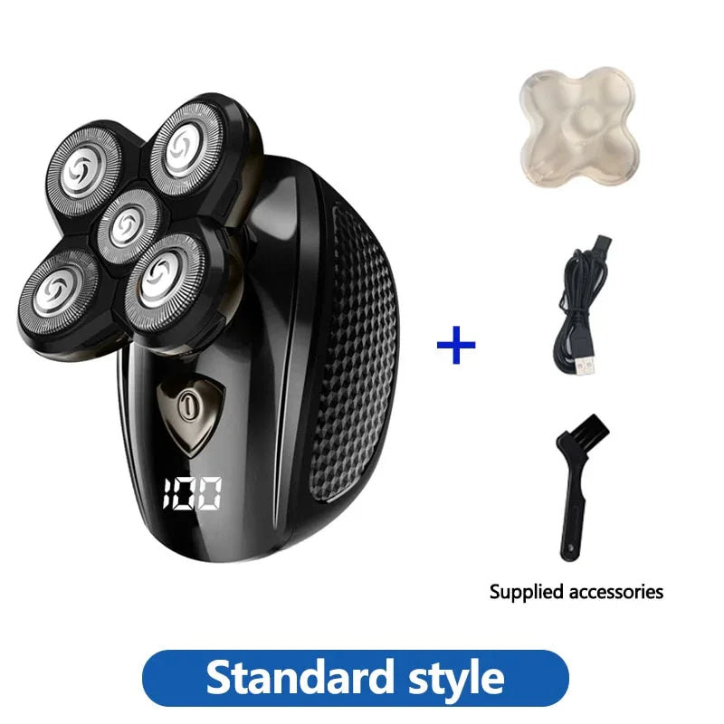 Multifunctional Grooming kit Electric Shaver Wet Dry For Men Electric Razor Rechargeable Bald Head Shaving Machine Beard Trimmer - Shello's Creative Boutique