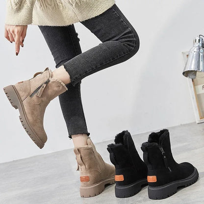 Women's snow boots winter cashmere women's shoes Warm boots cotton shoes women's boots - Shello's Creative Boutique