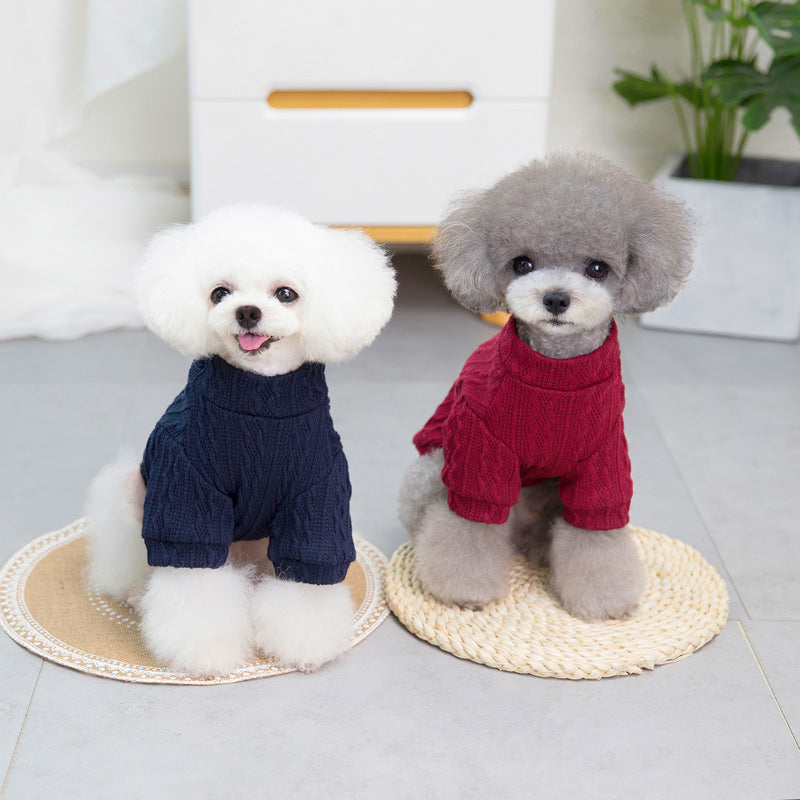 Pet Dog Clothing Autumn And Winter Clothing New Teddy Small Dog Pet Clothing Autumn And Winter Sweater eprolo