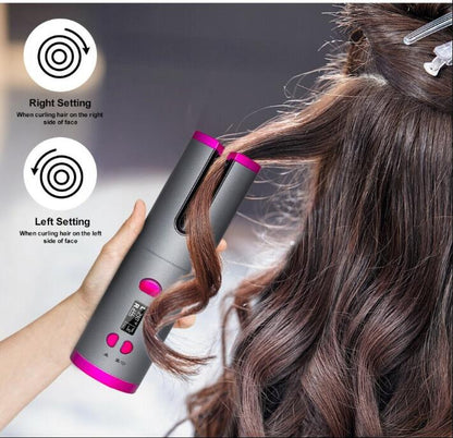 Unbound Automatic Hair Curler Cordless Electric Curling Roller Professional Ceramic Hair Waver Rechargeable Auto Curler Curls eprolo