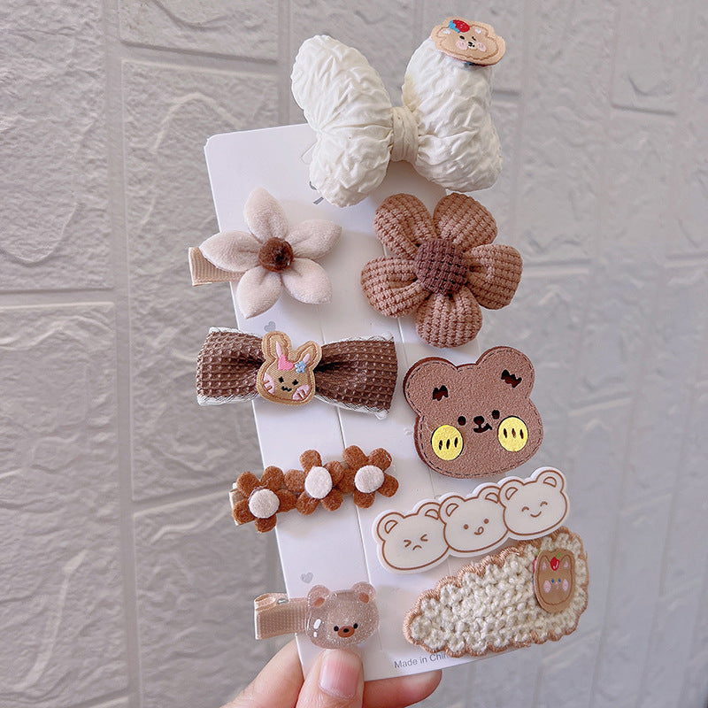 Autumn And Winter New Hair Accessories Hair Clip Girls Headdress Cute Plush Hair Side Clip eprolo