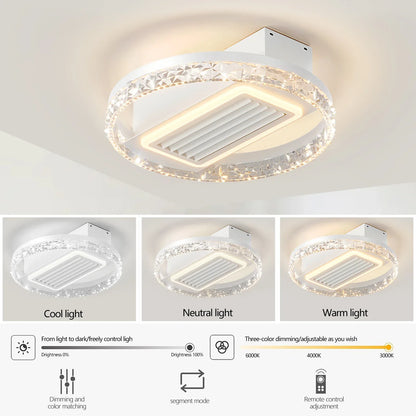 Bladeless Fan Lamp – Sleek, Modern Cooling & Illumination - Shello's Creative Boutique