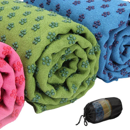 YOUGLE Non Slip Yoga Mat Cover Towel Blanket For Fitness Exercise Pilates Training - Shello's Creative Boutique