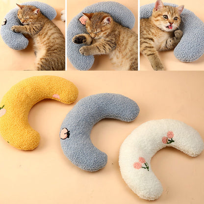 Dog Cat Pillow Protection Cervical Deep Sleep U-shaped Pet Pillow Puppy Cat Pillow Pillow Pet Supplies eprolo