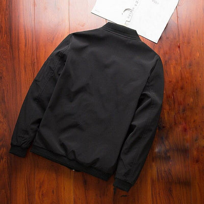 Men's Bomber Jacket - Slim Fit Streetwear Pilot Coat - Shello's Creative Boutique