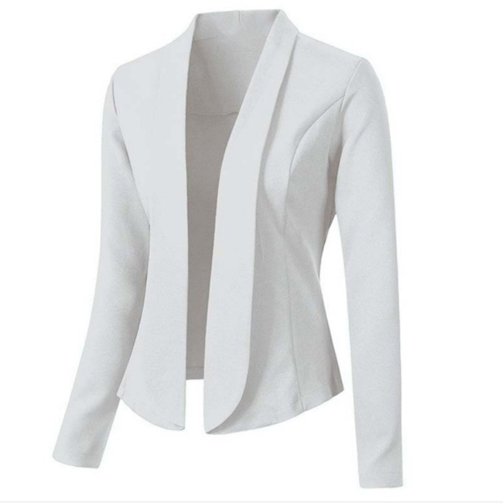 Blazers Women Fashion Solid Tops Long Sleeve Jacket Ladies Office Wear Cardigan Coat brand high quality woman clothing 