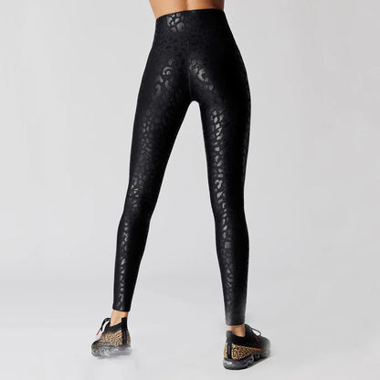 Leopard Leggings Women Yoga Pants High Waist Sports Tights - Shello's Creative Boutique