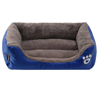 S-3XL 9 Colors Paw Pet Sofa Dog Beds Waterproof Bottom Soft Fleece Warm Cat Bed House Petshop cama perro eprolo