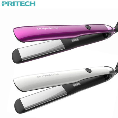 Pritech Hair Styling Tools 4 Speed Temperature Control Hair Straightening Iron - Shello's Creative Boutique