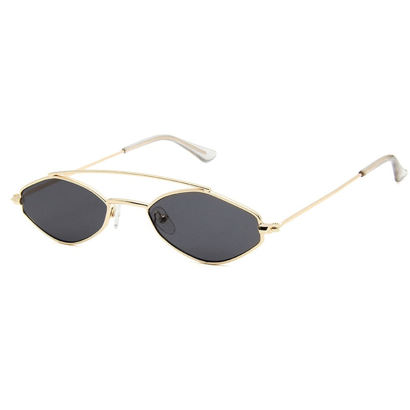 90s Sunglasses Women Retro Oval Sunglasses Lady Brand Designer Vintage Black Sunglasses Girls Eyeglasses UV400 Oculos Shello Creative Boutique