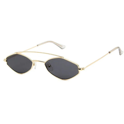 90s Sunglasses Women Retro Oval Sunglasses Lady Brand Designer Vintage Black Sunglasses Girls Eyeglasses UV400 Oculos - Shello's Creative Boutique