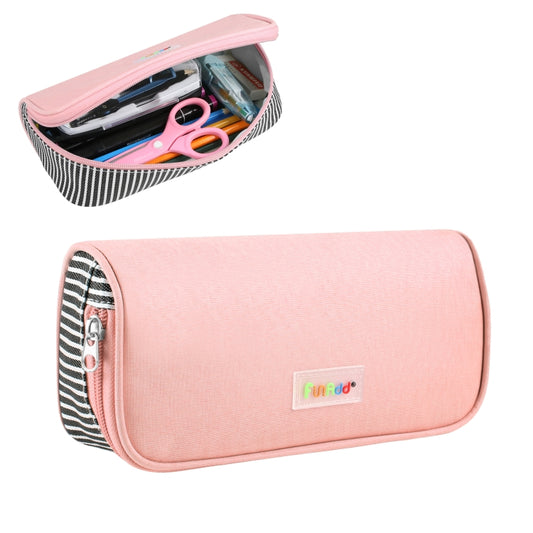 HAWEEL Canvas Pencil Case & Glasses Organiser - Multi-Purpose Storage Bag 23×11×7cm