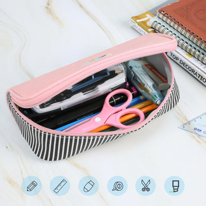 HAWEEL Pencil Case Cosmetic Storage Organizer Canvas Glasses Bag, Size: 230 x 110 x 70mm, 230 x 110 x 70mm - Shello's Creative Boutique