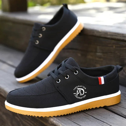 Cow tendon sole cloth shoes for men breathable wear-resistant anti slip and trendy shoes for men - Shello's Creative Boutique