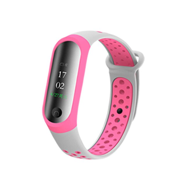 Newest Millet Silica Bracelet 3 4 Wristband Smart Sports Bracelet Replacement For Xiaomi Mi band 3 4 Wristband Fitness Watch eprolo