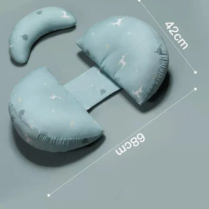 U-Shaped Pregnancy Pillow - Side Sleeping Support & Comfort - Shello's Creative Boutique