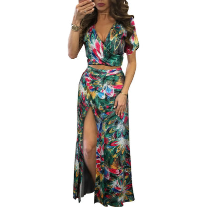 Classic Floral Hot Sale Dress Two Piece Set - Shello's Creative Boutique