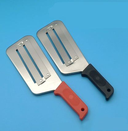 Stainless Steel Double Edge Planer Cabbage Shredding Sugarcane Knife With Plastic Handle Multi-Functional Slicing And Shredding Kitchen Knife - Shello's Creative Boutique
