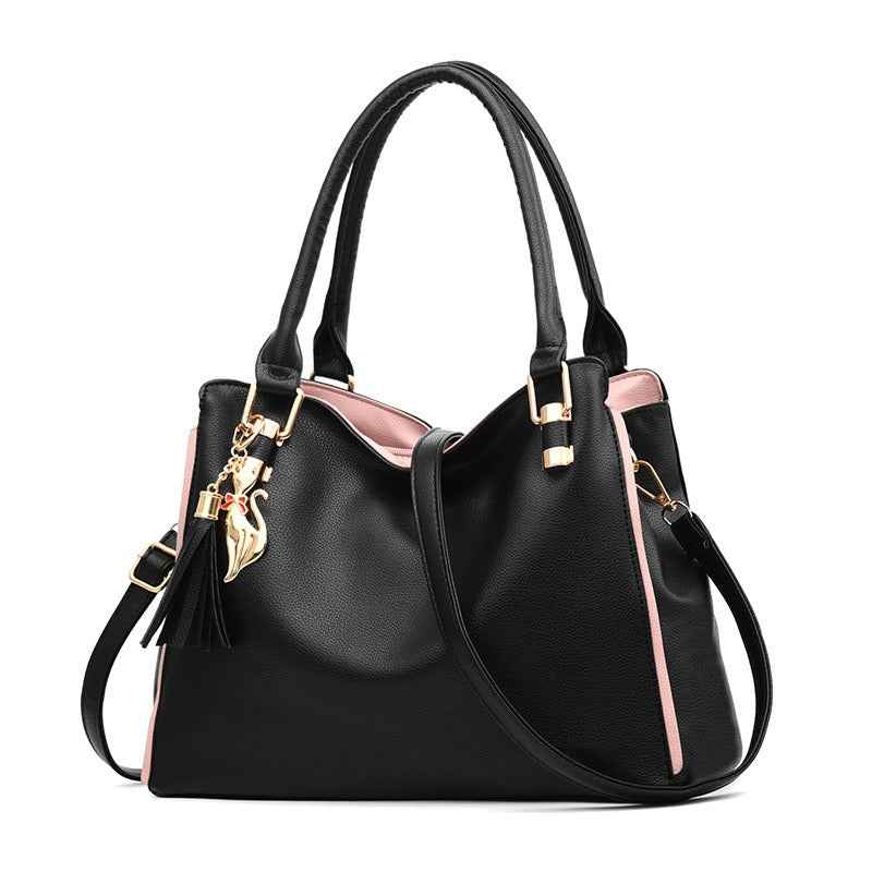 New Fashionable Simple Middle aged Women's Bag Large Capacity Handbag-Shello's Creative Boutique