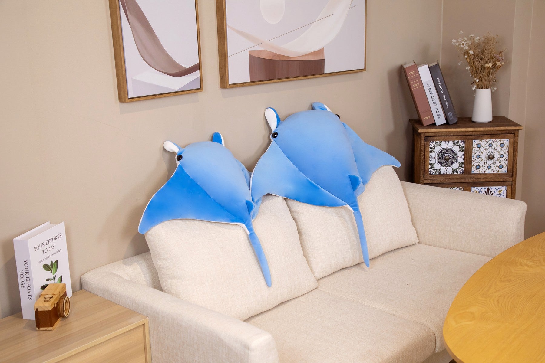 Cute Simulation Ray Doll Devil Fish Plush Toy Pillow For Children And Girls eprolo