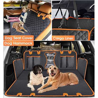 Waterproof Car Pet Mat - Premium Back Seat Dog Protection Cover