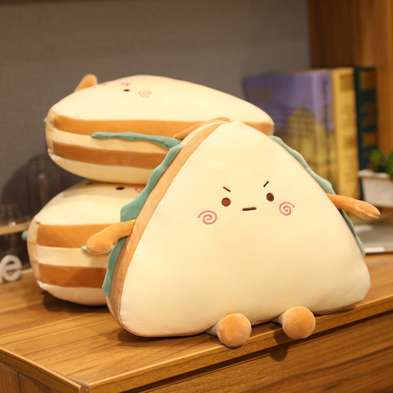 Creative Simulation Sandwich Pillow Plush Food Cushion Cake Room Gift eprolo