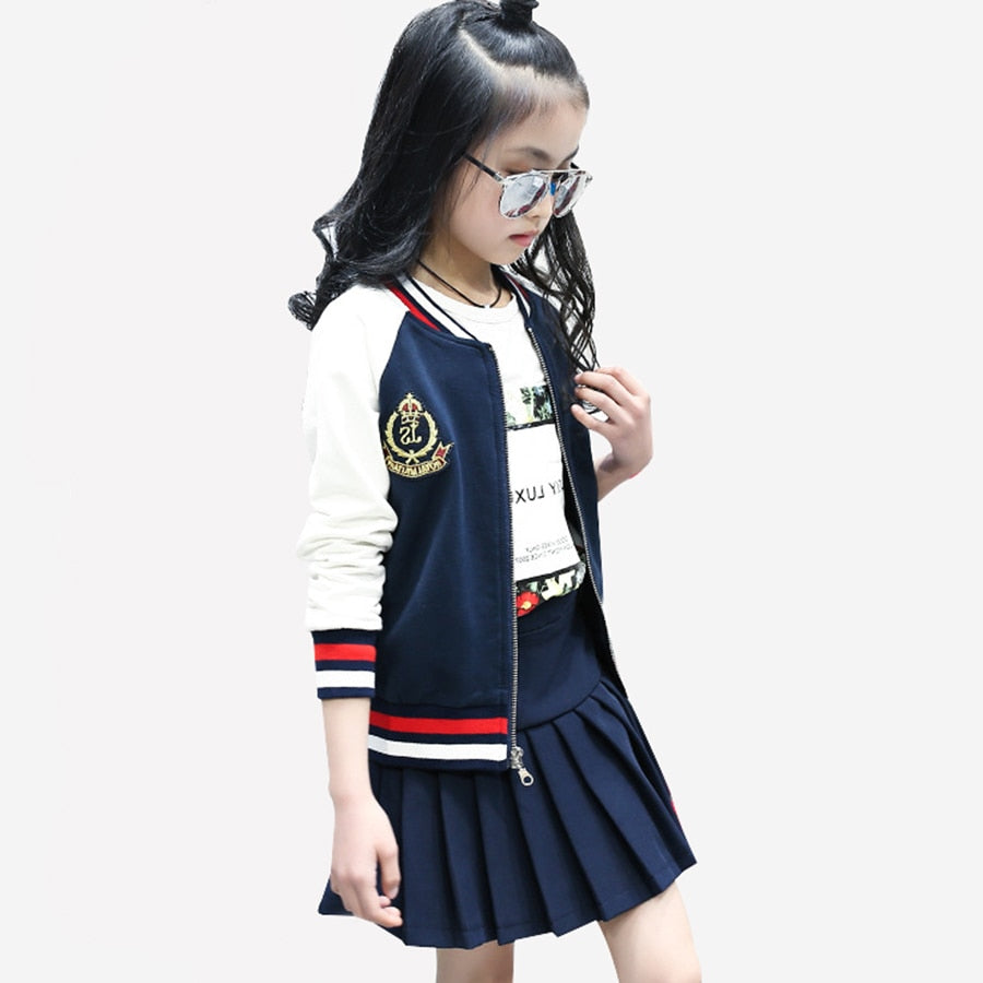 Girls Clothes Teen Summer Suit Girls Casual Shildren's Clothes Girls Shirt + Pants 2 Pieces Teen Girls Clothing eprolo