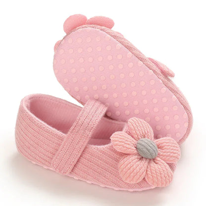Baby Princess Shoes - Soft Bottom First Walking Shoes 0-1 Year - Shello's Creative Boutique