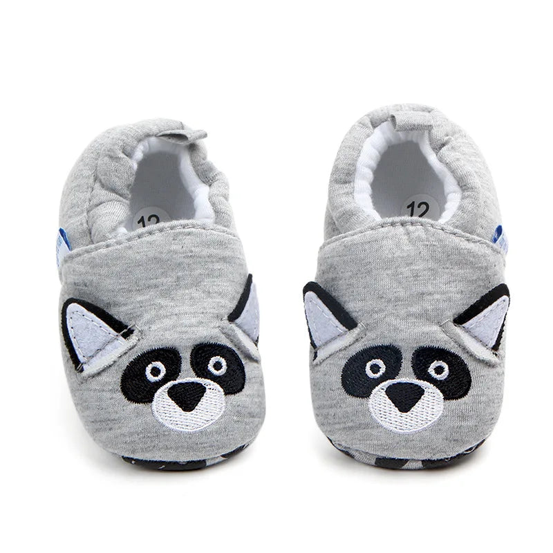 Cartoon Fox Baby Girls Winter Warm First Walkers Cotton Children Home Shoes Kids Toddler Slippers Baby First Walkers Moccasins eprolo