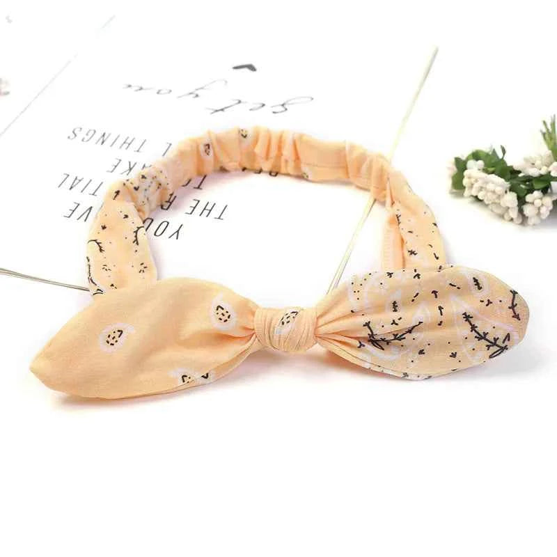 New Women Suede Soft Solid Print Headbands Vintage Cross Knot Elastic Hairbands