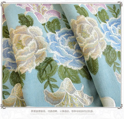European High-End Luxury Blackout Curtains - Modern Minimalist Drapes for Living Room & Bedroom - Shello's Creative Boutique