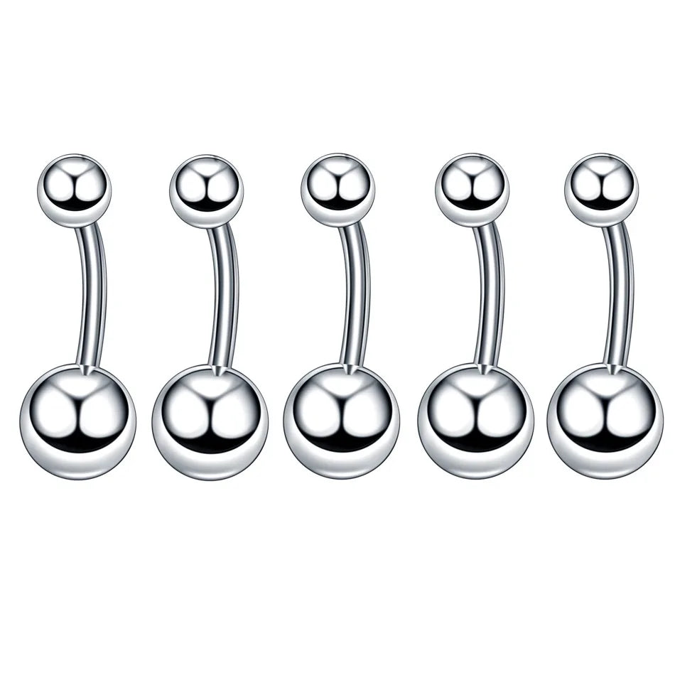 Stainless Steel Mixed Body Piercing Jewellery Set