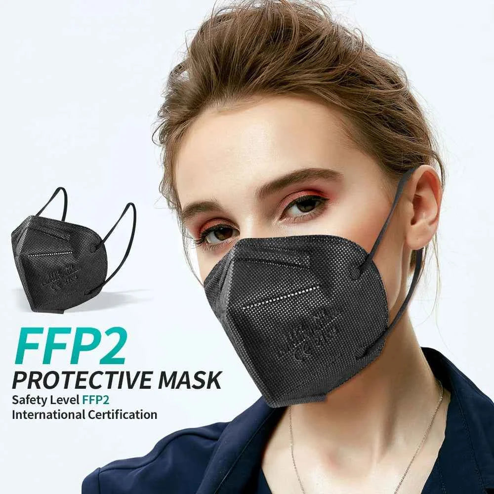 10-200Pcs KN95 CE FFP2 face Masks Approved 5 Layers Filter Protective Health Care Mouth Mask FFP2  Reuseable Mouth KN95 ffp2Mask