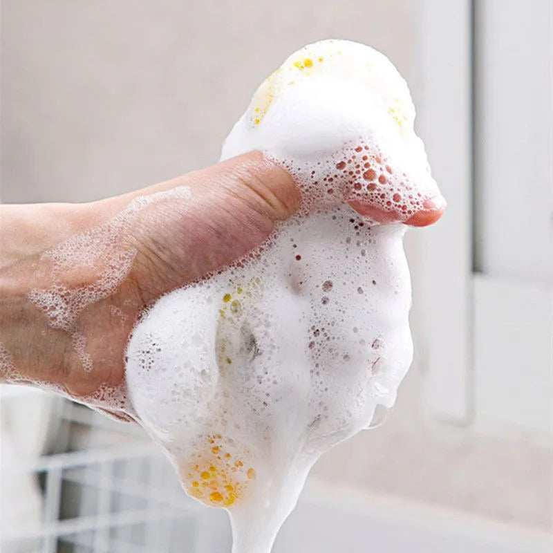 Double-Sided Dishwashing Sponges - Eco-Friendly Kitchen Cleaning
