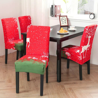 Christmas Decor Dining Room Chair Cover - Shello's Creative Boutique