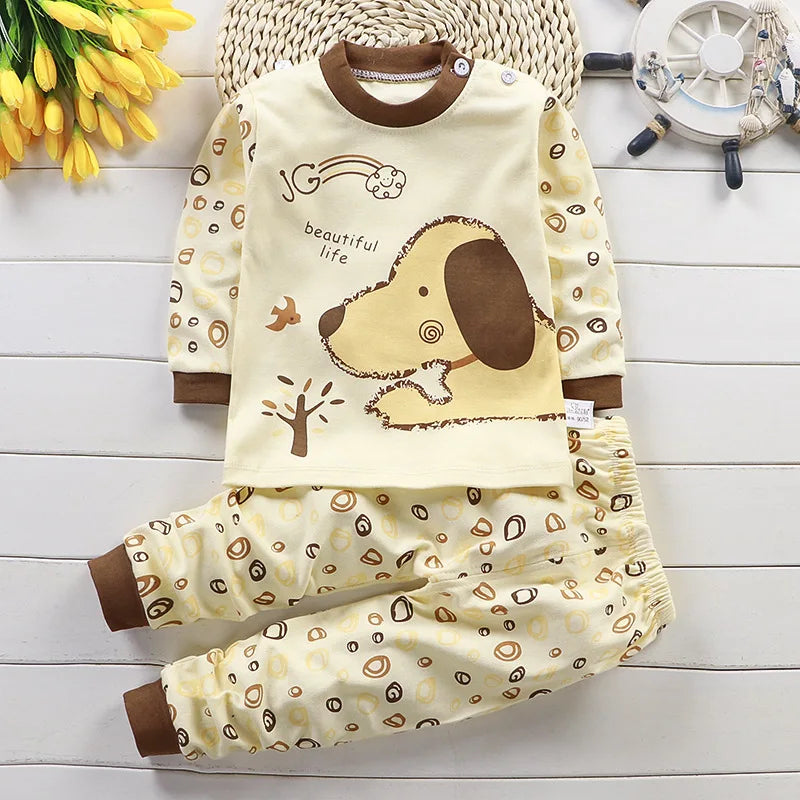 Kids Clothes Children Sets Children's Clothing Boys Girls CottonAutumn winter Clothing Pants Sleepwear Underwear Christmas Gift Shello's Creative Boutique