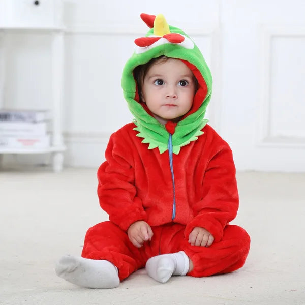 Baby Rompers Toddler Animal Jumpsuit Infant Clothes Pyjamas Kids eprolo