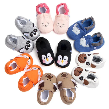 Cartoon Fox Baby Girls Winter Warm First Walkers – Cozy, Cute & Perfect for Little Feet - Shello's Creative Boutique