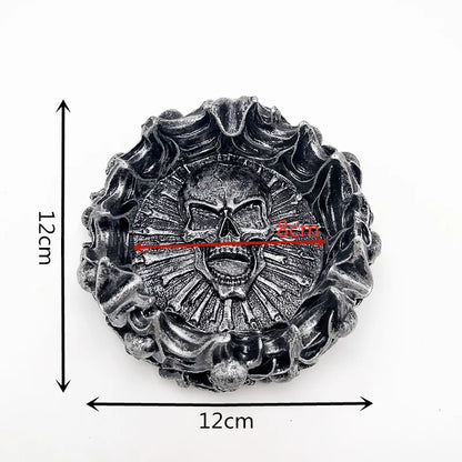 Flame Skull Silicone Mould – DIY Resin Gypsum Concrete Craft Mould for Home Décor