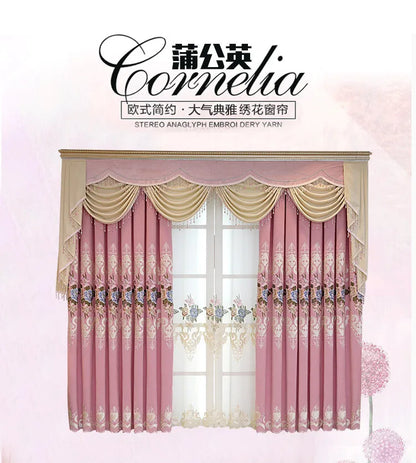 European High-End Luxury Blackout Curtains - Modern Minimalist Drapes for Living Room & Bedroom - Shello's Creative Boutique