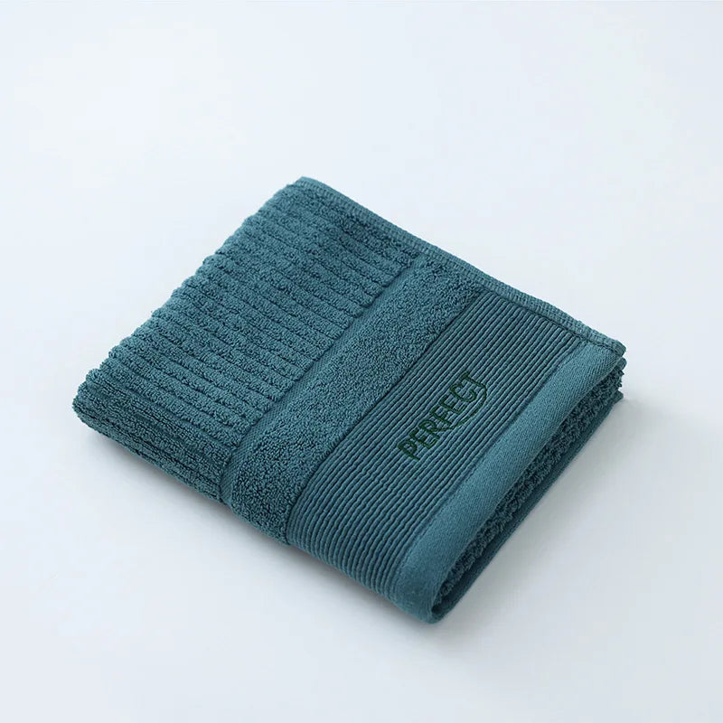 Luxury Cotton Bath Towels - Multi-Color Solid Pattern Soft Bathroom Towels (300-499 GSM)