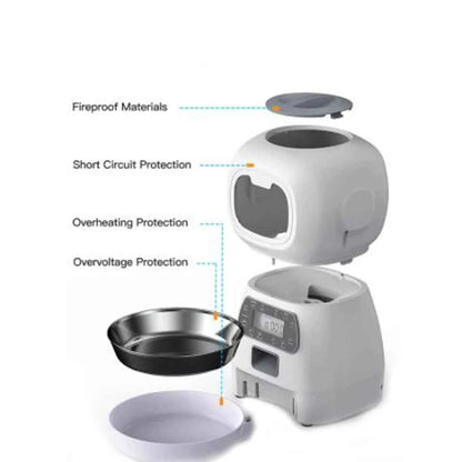 New Pet Feeder Pet Dispenser For Cat And Dog Travel Supply Automatic Smart Slow Feeder Dispenser Fixed Time Amount Of Food