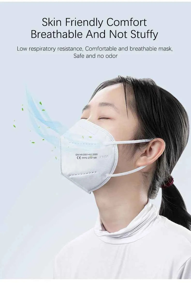 10-200Pcs KN95 CE FFP2 face Masks Approved 5 Layers Filter Protective Health Care Mouth Mask FFP2  Reuseable Mouth KN95 ffp2Mask