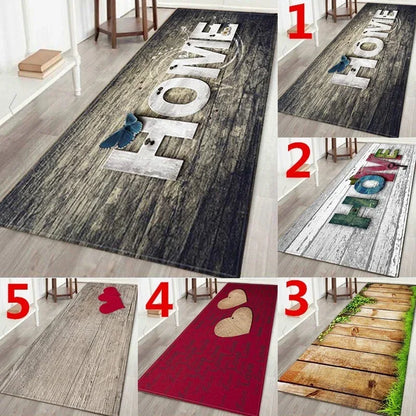 Printed Wood Pattern Floor Rug Welcome Mat - Shello's Creative Boutique