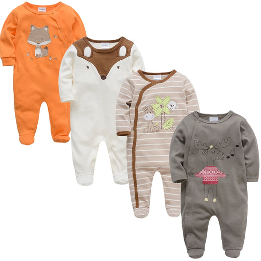 4 pcs/lot New Born Body Bebes Clothing Shello Creative Boutique