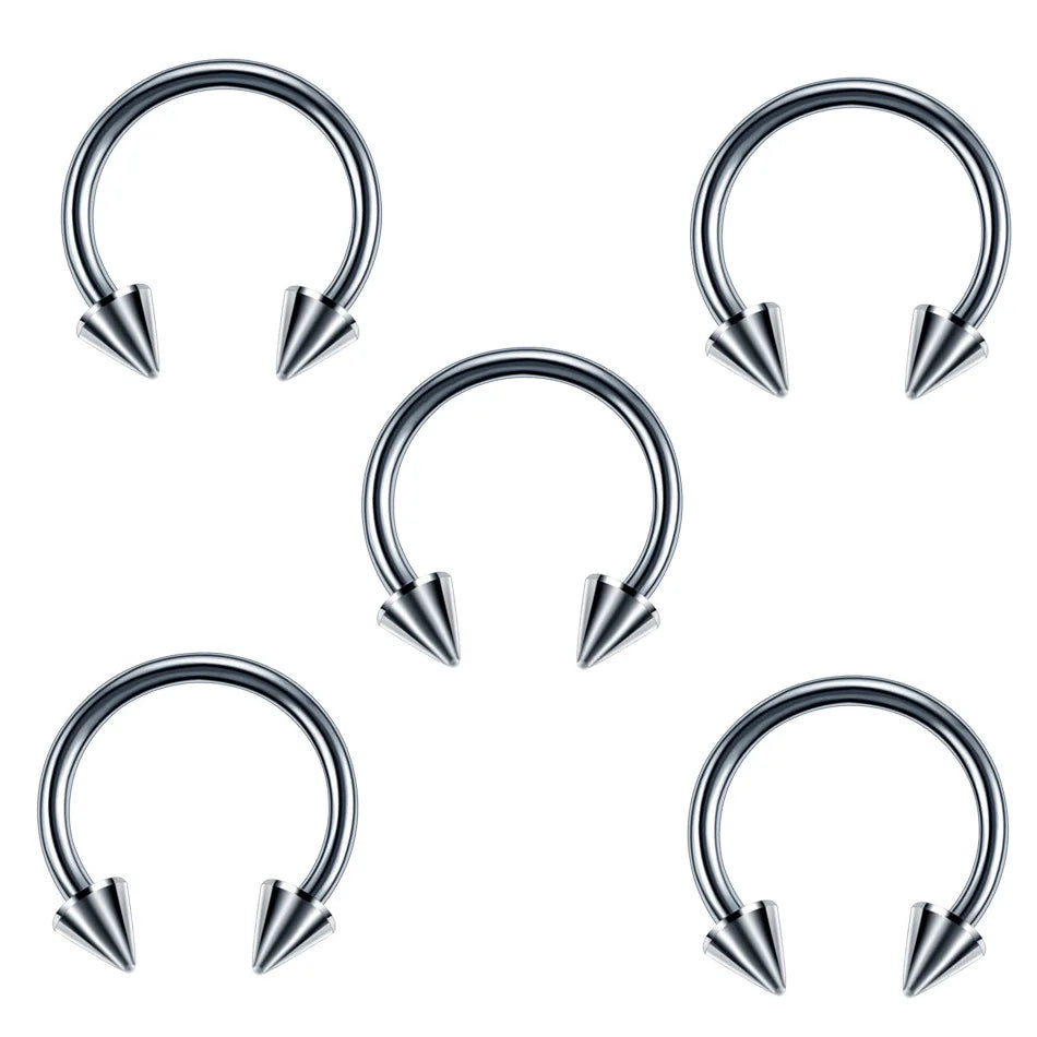 Stainless Steel Mixed Body Piercing Jewellery Set
