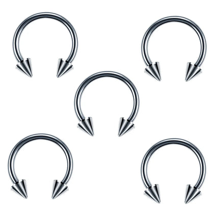 Stainless Steel Mixed Body Piercing Jewellery Set