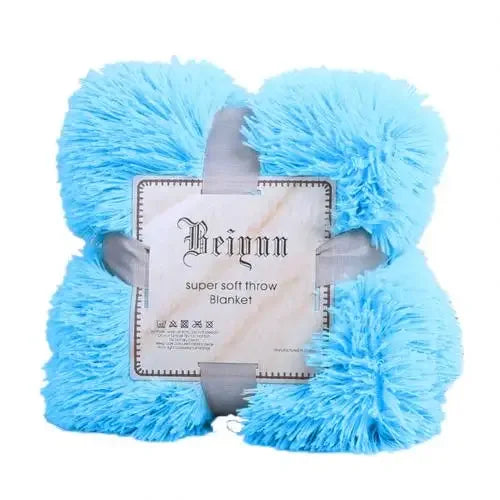80x120cm 1pc Soft Warm Fluffy Shaggy Bed Sofa Bedspread Children SafetyBedding Sheet Throw Home Decoration Comfortable Blanket - Shello's Creative Boutique